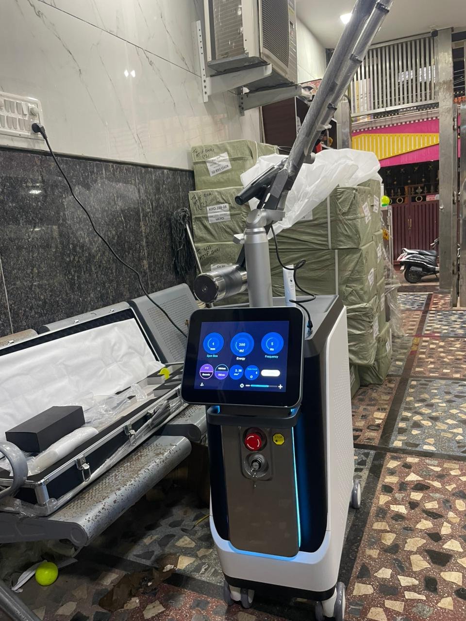 ABL Cosmoglow machine setup 6