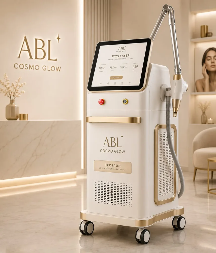 ABL Cosmoglow Pico Laser machine